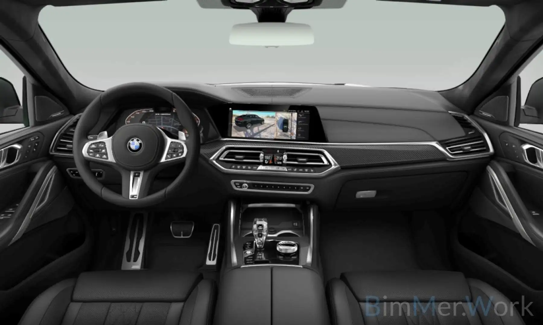 BMW X6 M50 dAS * NP: € 140.050 / 1HD.  / FULL OPTION * Zwart - 2