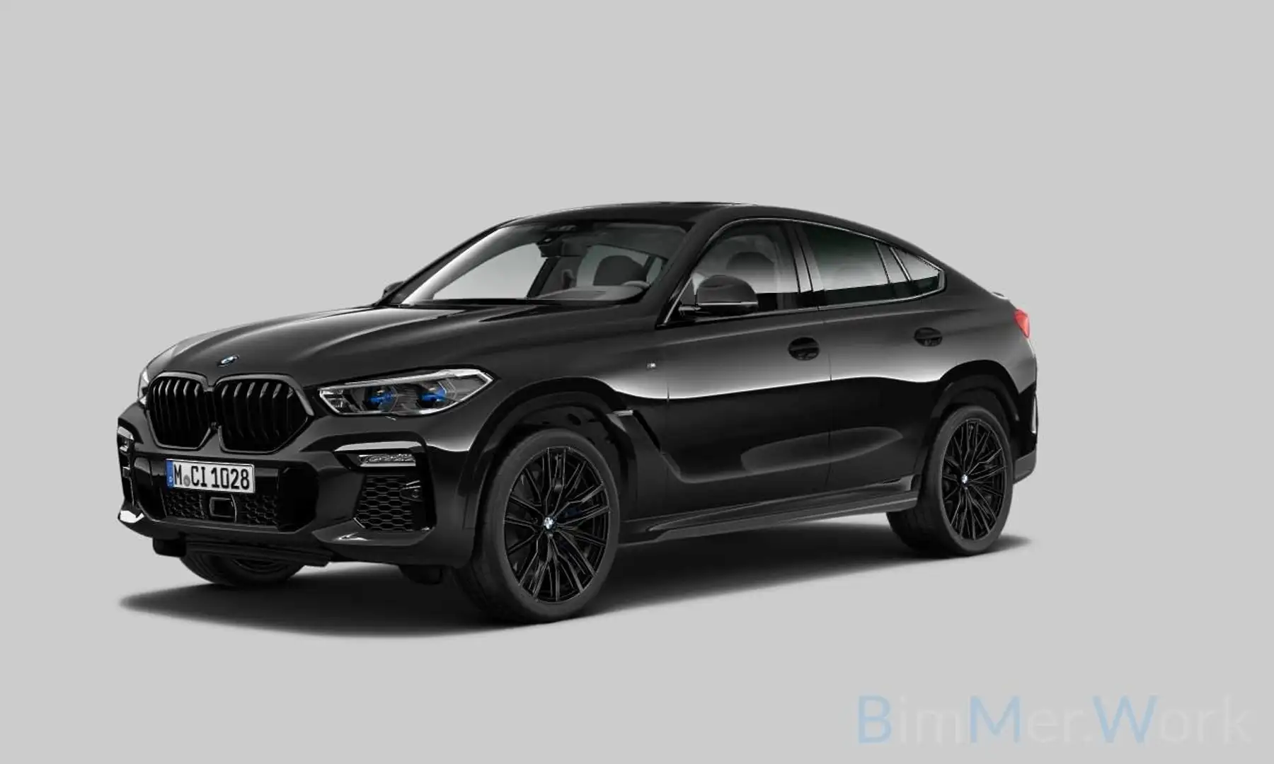 BMW X6 M50 dAS * NP: € 140.050 / 1HD.  / FULL OPTION * Zwart - 1