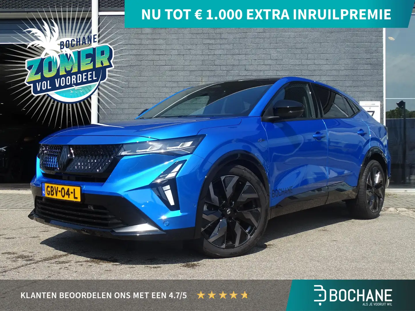 Renault Rafale 1.2 E-Tech Hybrid 200 esprit Alpine SOLARBAY / HAR Blauw - 1