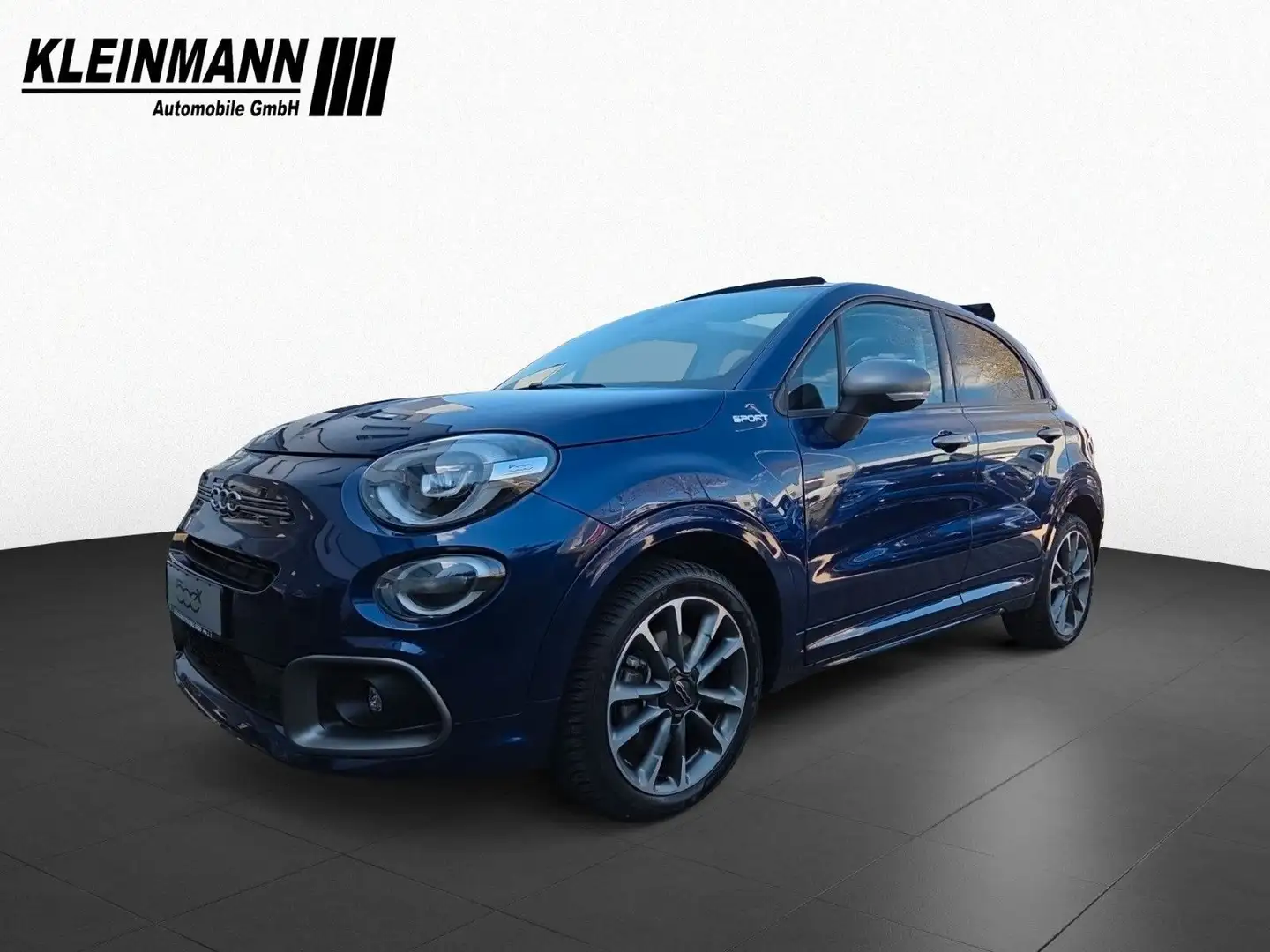 Fiat 500X Dolcevita Sport 1.5 GSE Hybrid DCT Faltdach Blau - 1