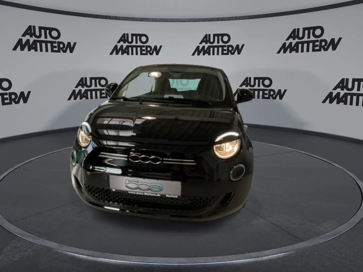Fiat 500e 23,8 kWh|Klimaautom.|NAVI|SHZ|CarPlay|PDC B Schwarz - 2
