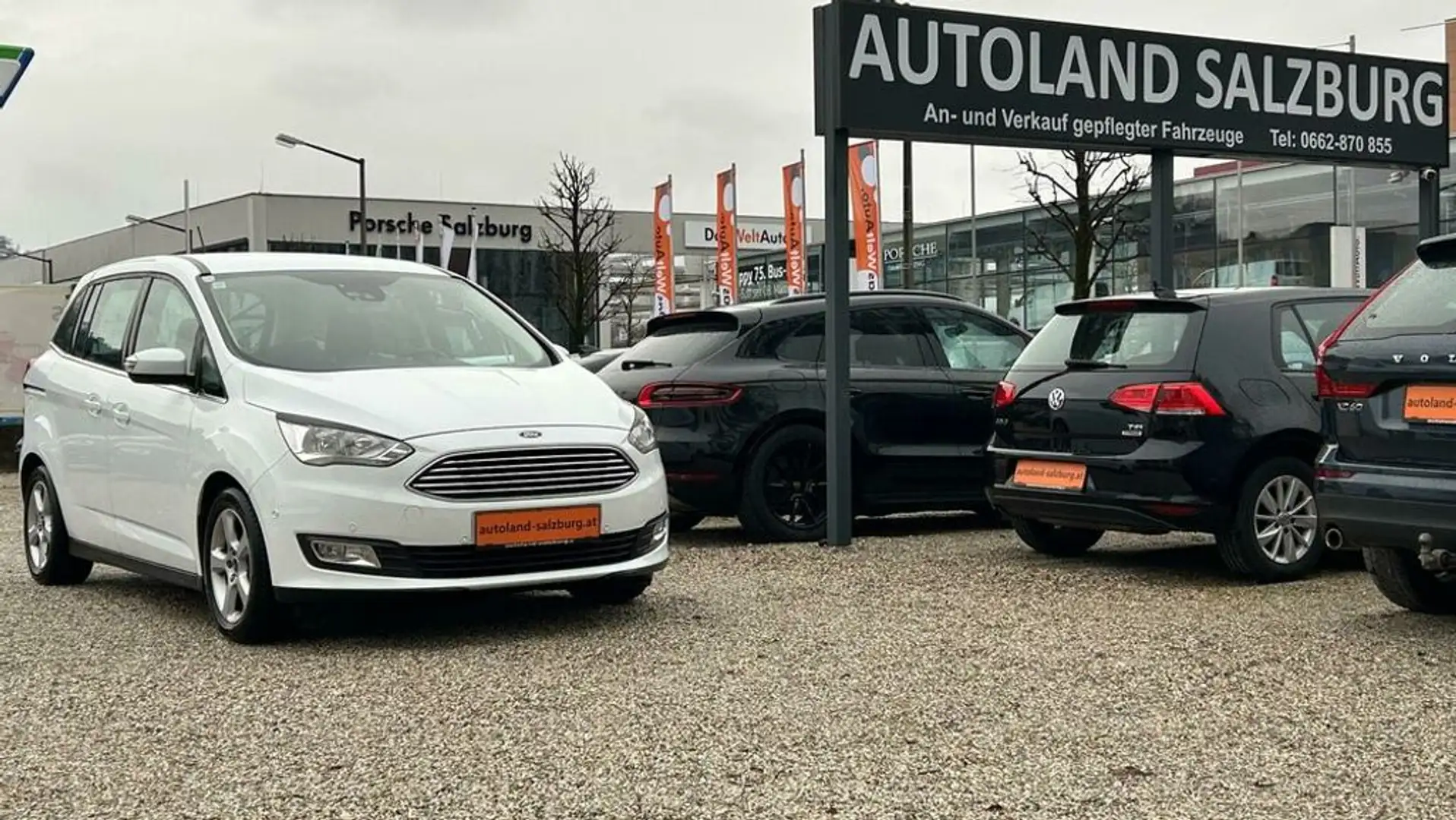 Ford C-Max Titanium Erstbesitz Lückenl SH Weiß - 2