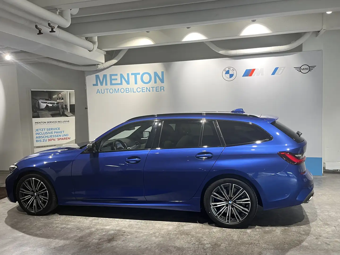 BMW 340 M340d xDrive HiFi/Panorama/Kamera/LCProf/DAB Blau - 2