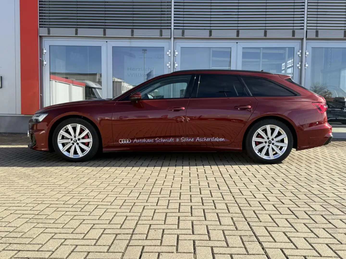 Audi S6 Avant 3.0 TDI LUFT, DACH, B&O, ALLRADLENKUNG Rot - 2