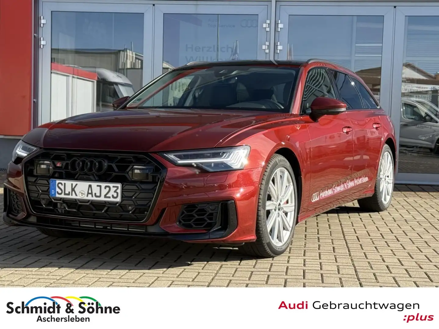 Audi S6 Avant 3.0 TDI LUFT, DACH, B&O, ALLRADLENKUNG Rot - 1