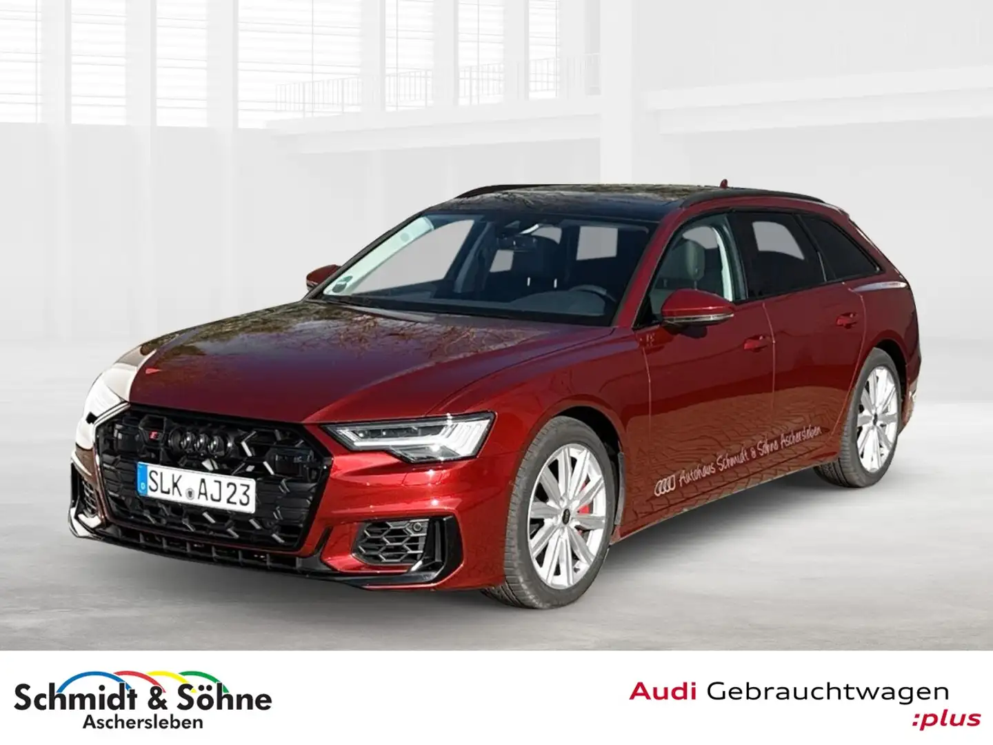 Audi S6 Avant 3.0 TDI LUFT, DACH, B&O, ALLRADLENKUNG Rot - 1