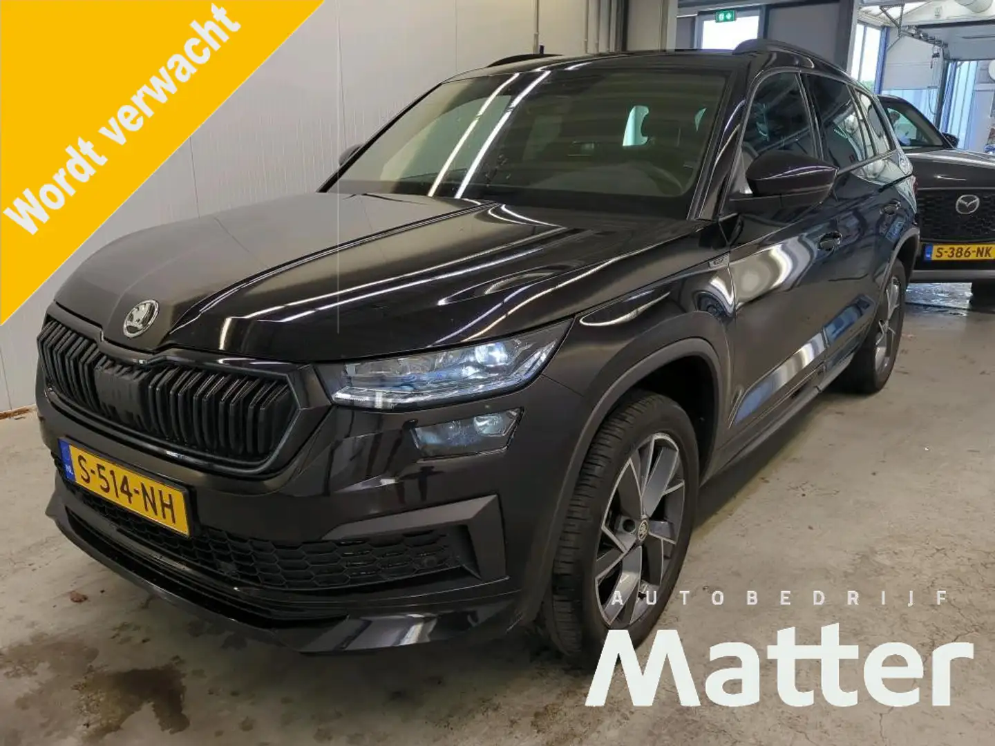 Skoda Kodiaq 1.5 TSI Sportline Business Leer Zwart - 1