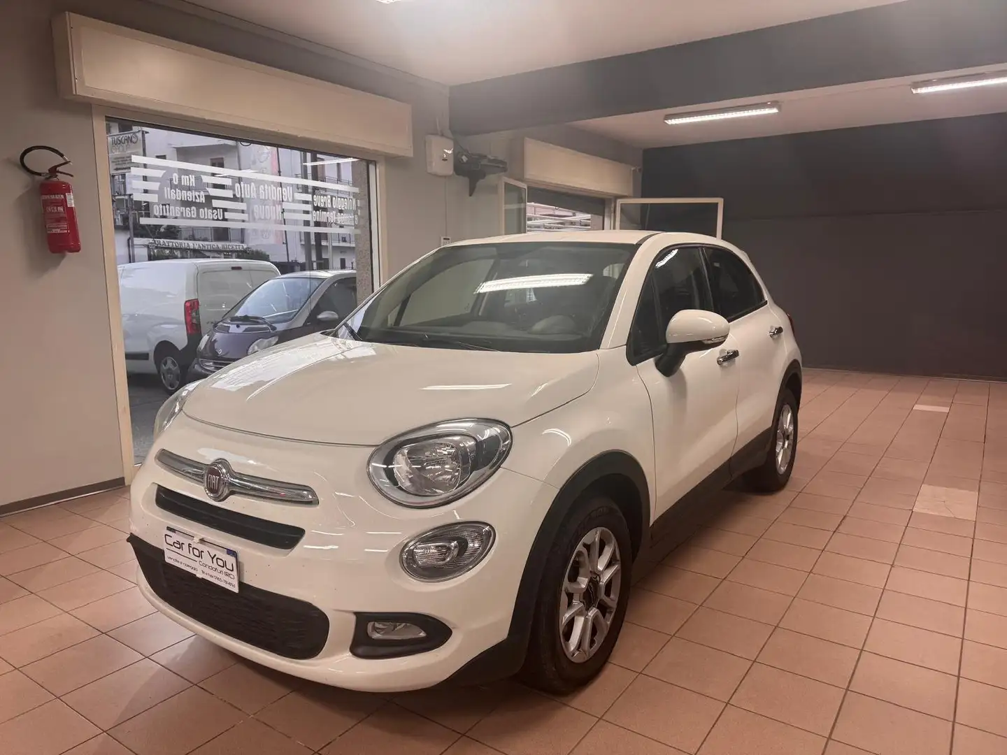 Fiat 500X 500X 1.6 mjt Lounge 4x2 120cv my17 Wit - 2
