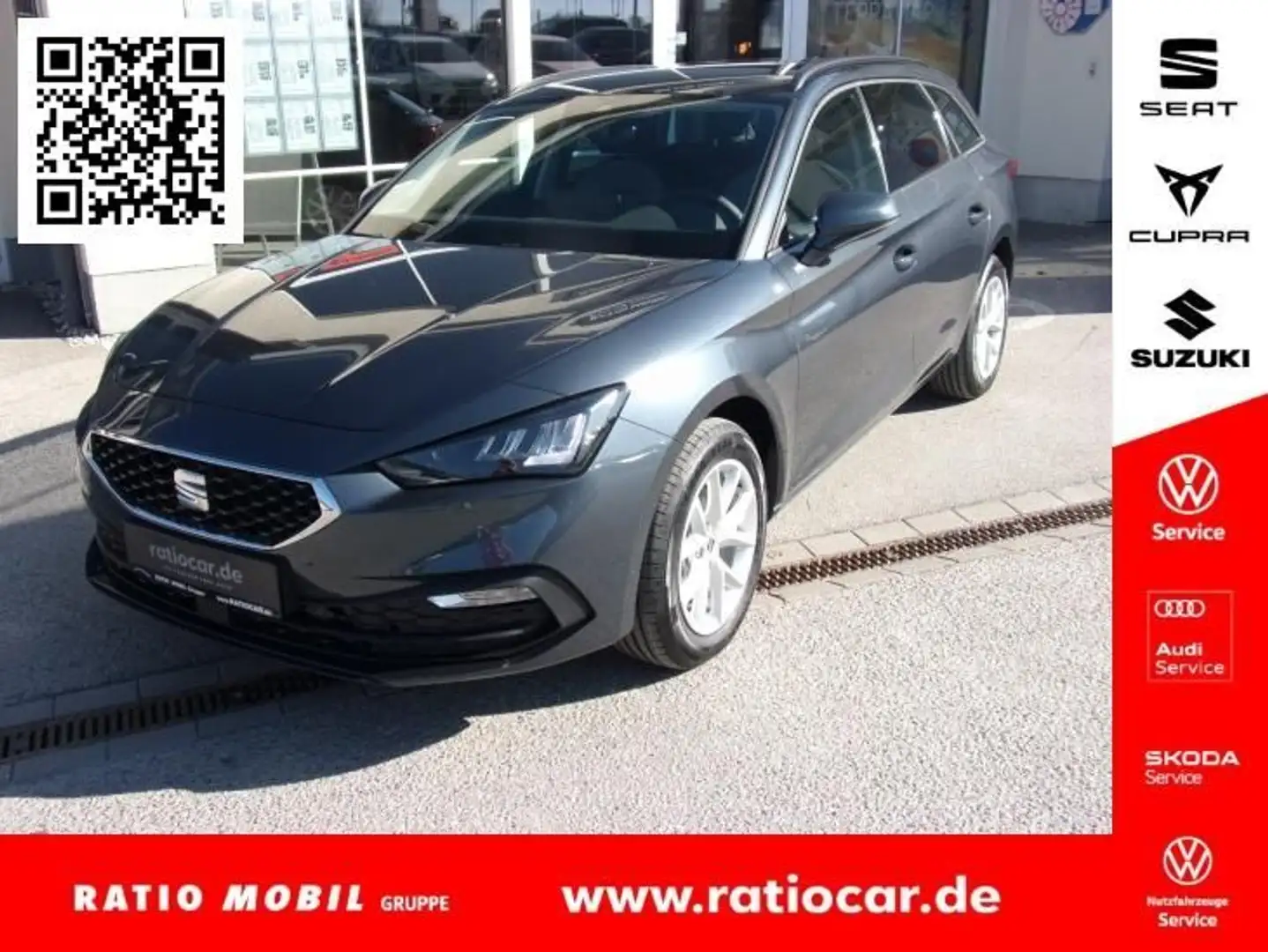 SEAT Leon LEON SPORTSTOURER ROAD EDITION 1.5 TSI AHK-VORB. Grau - 1