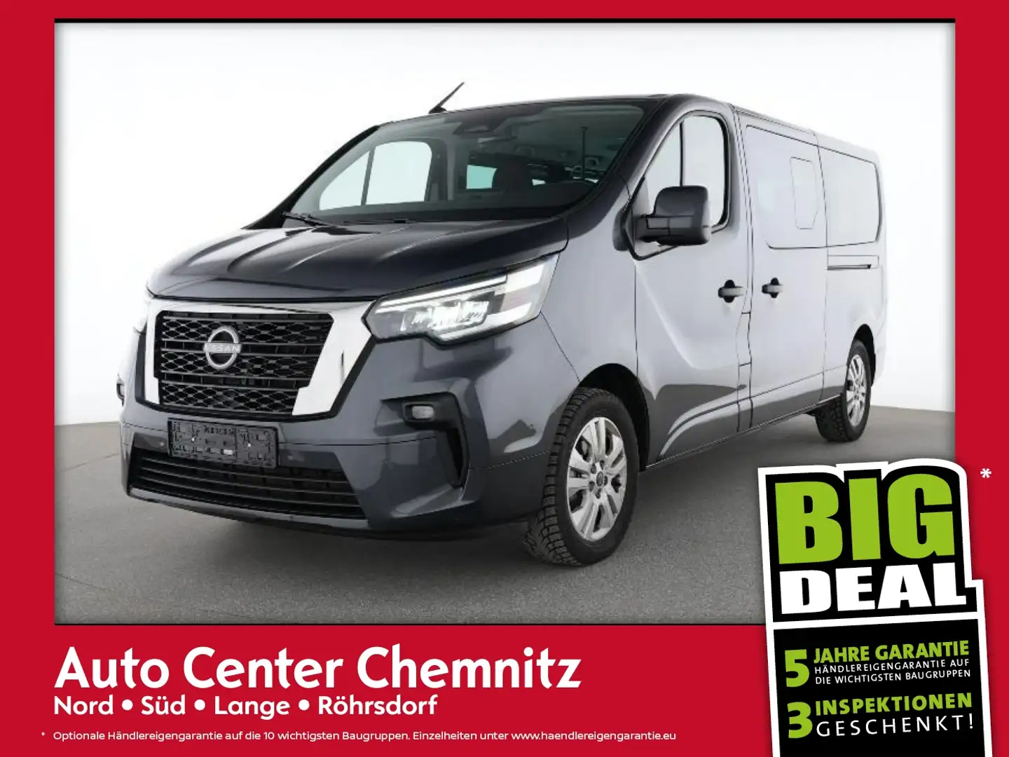 Nissan Primastar Kombi L2H1 3.0t Tekna 8Sitze/LED/Navi Grigio - 1