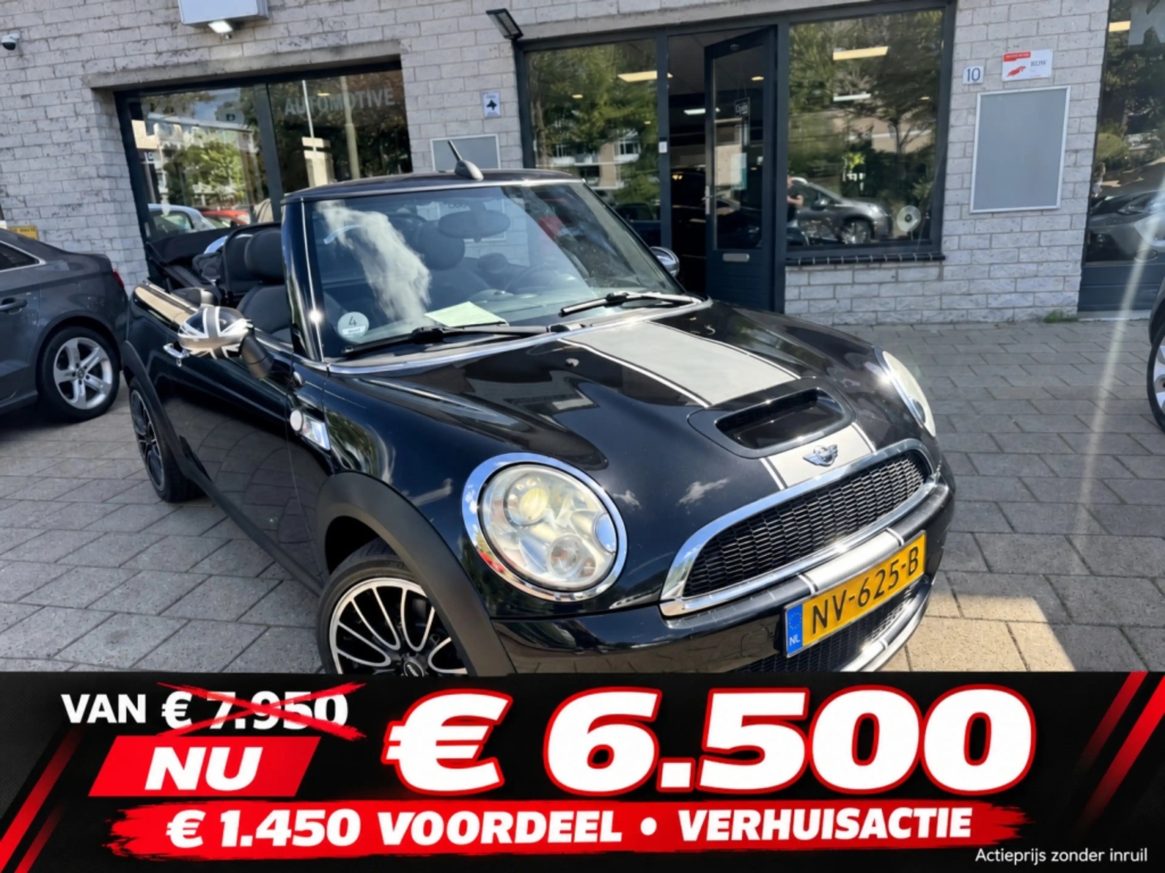 MINI John Cooper Works Cabrio 1.6 S JCW Origineel Leer Navi Uniek