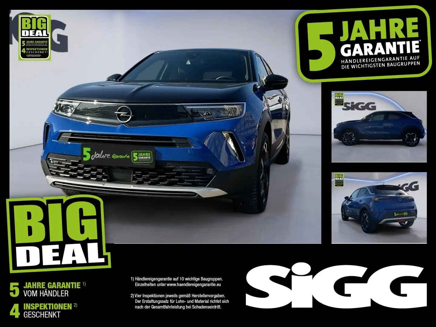 Opel Mokka 1.2 Turbo Ultimate Navigation Bleu - 1