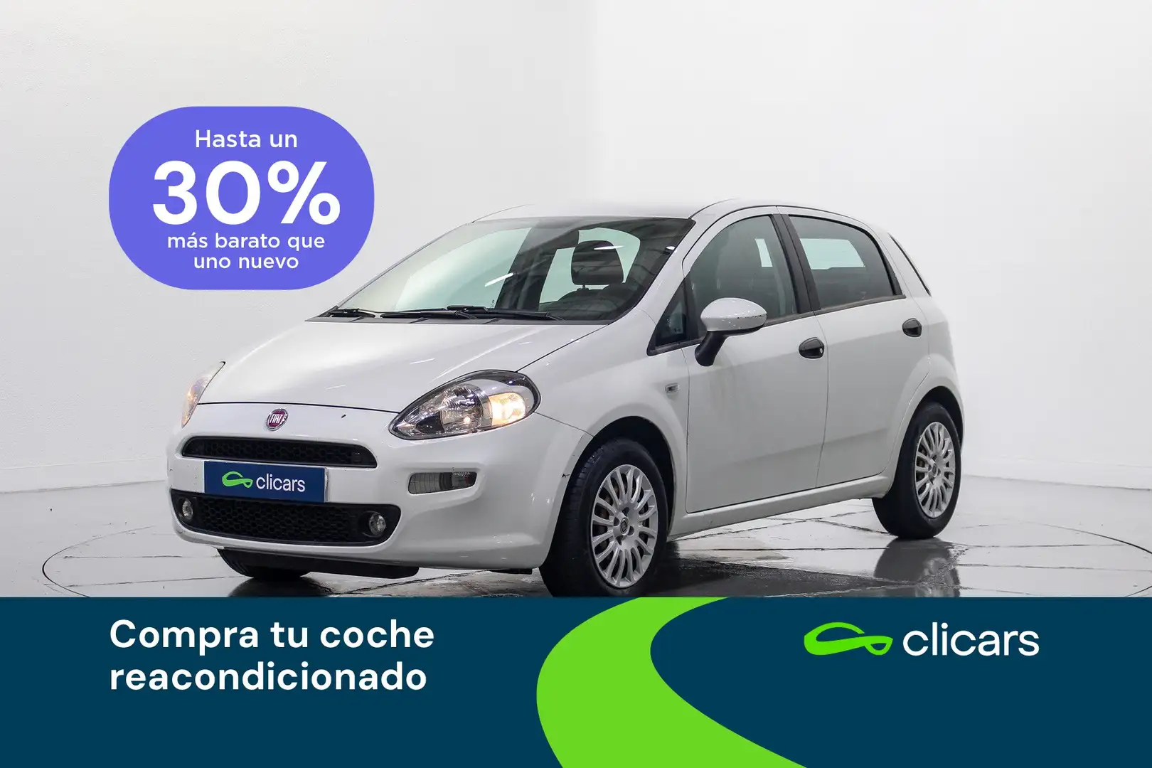 Fiat Punto 1.3Mjt Pop E5+ Blanco - 1
