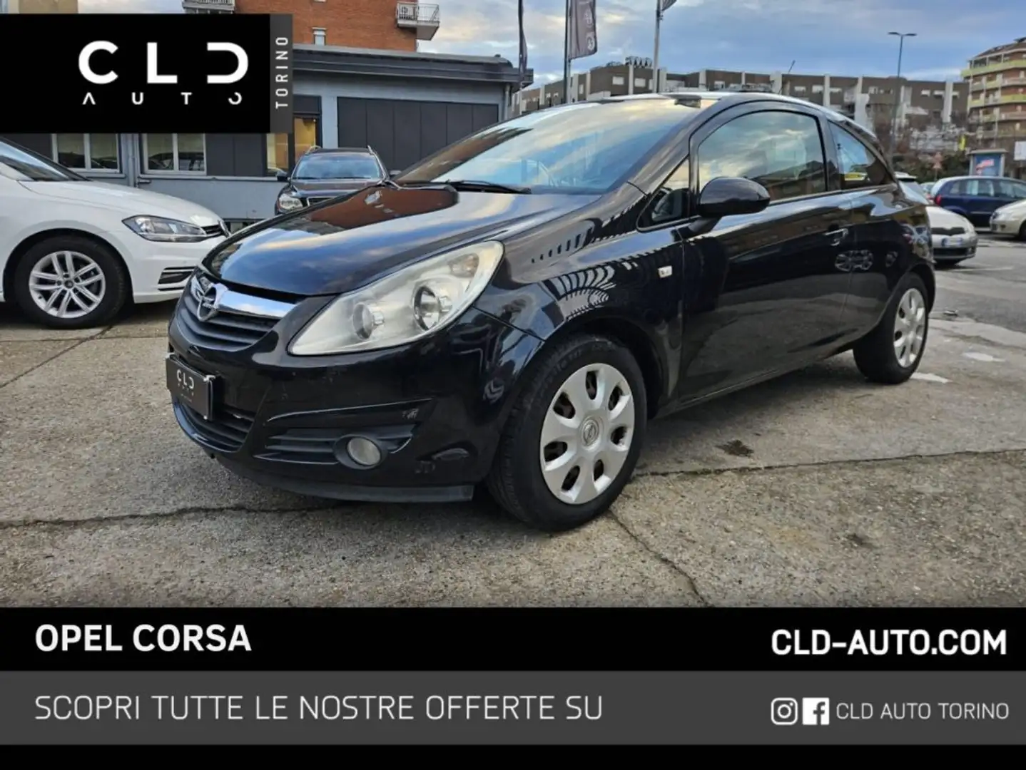 Opel Corsa 1.3 CDTI 75CV ecoFLEX 3 porte Nero - 1