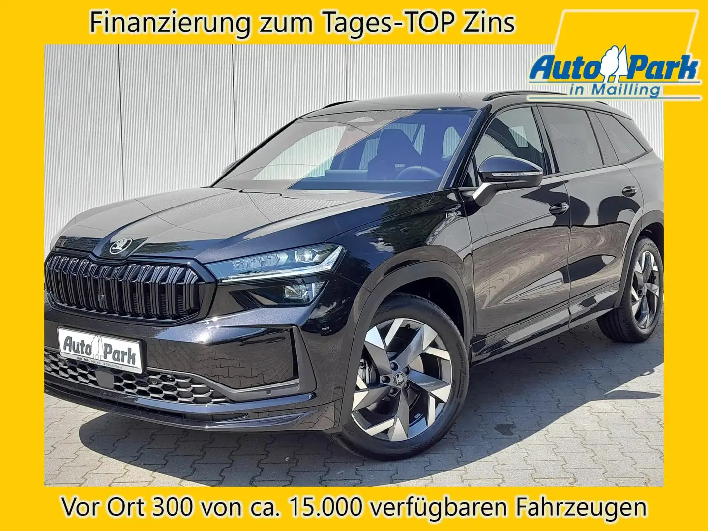 Skoda Kodiaq 2.0 TDI 4x4 NAVI~LED~AHK~APP~VIRTC~4xSHZ Noir - 1