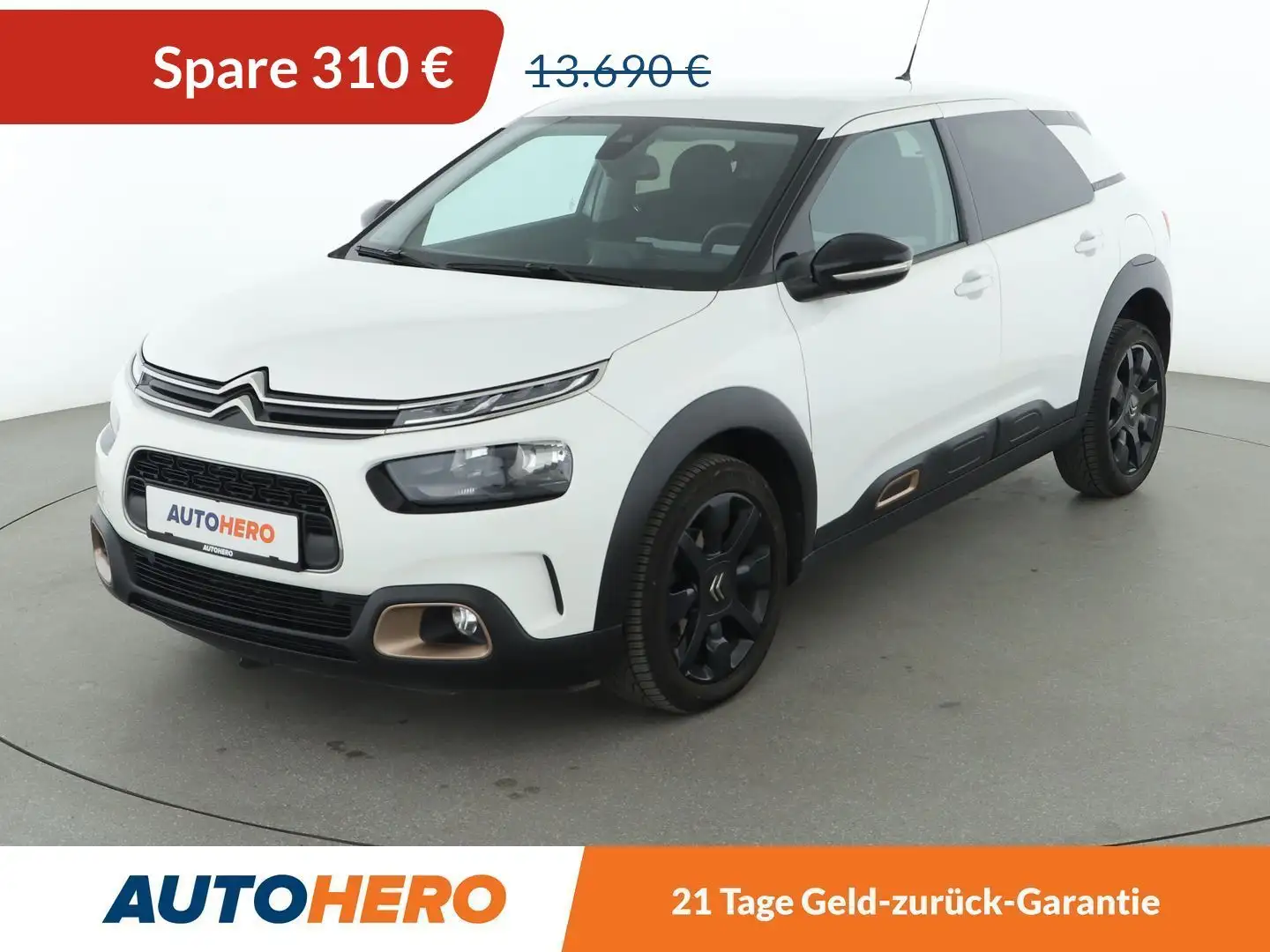 Citroen C4 Cactus 1.2 PureTech Origins Aut*NAVI*TEMPO*CAM*PDC*SHZ* Weiß - 1