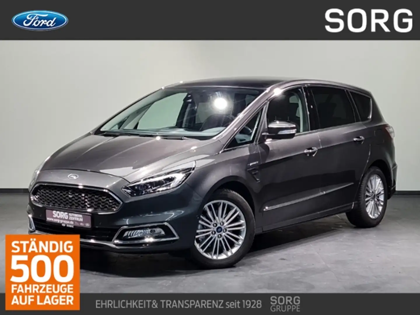 Ford S-Max 2.0 EcoBlue Vignale*AUTO*STANDHZG*MASSAGE* Gris - 1