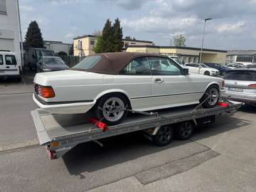 SEC Cabrio W126 AMG H Kennzeichen Oldtimer