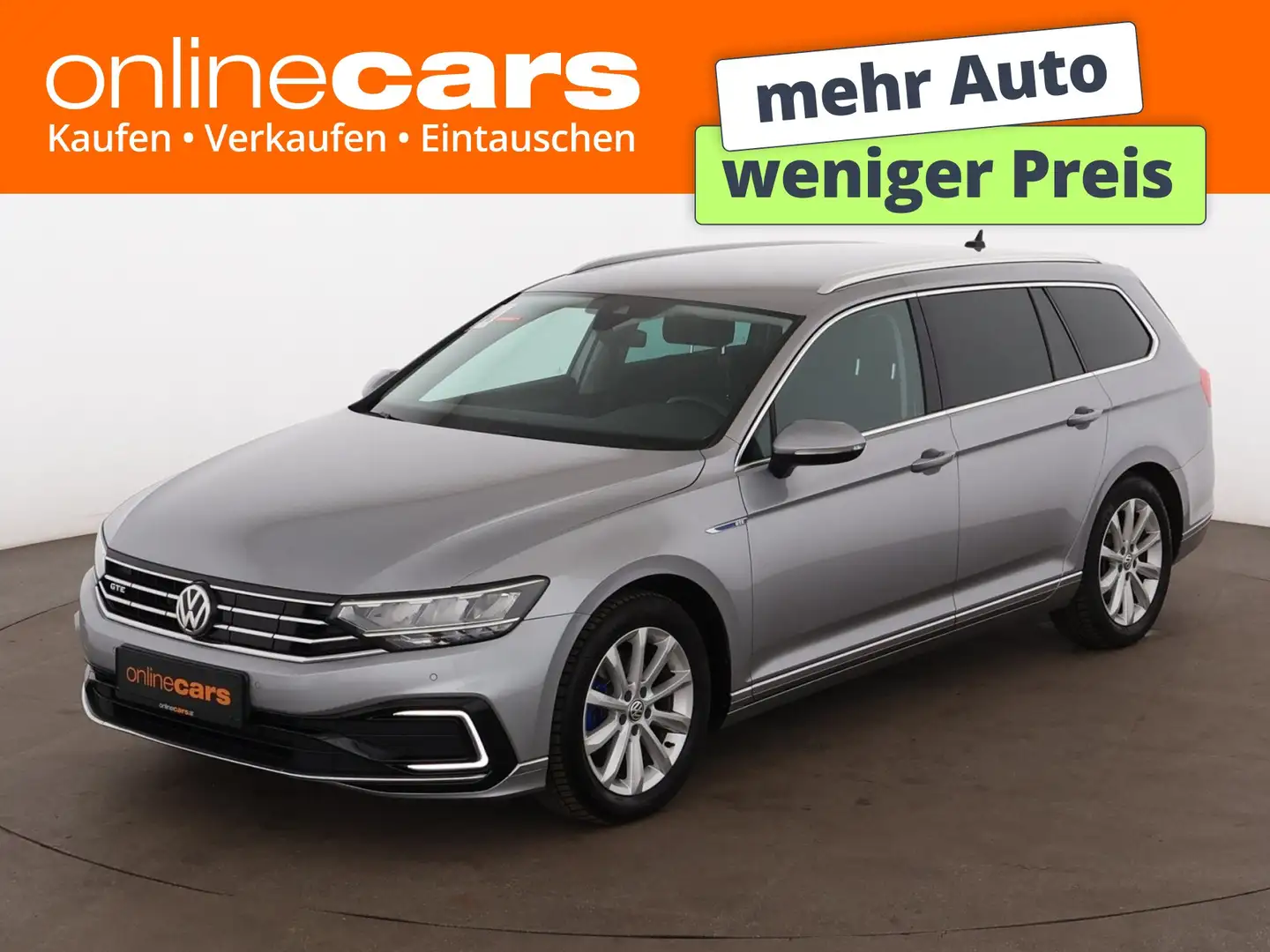 Volkswagen Passat Variant 1.4 TSI GTE Aut LED AHK RADAR NAVI Silber - 1