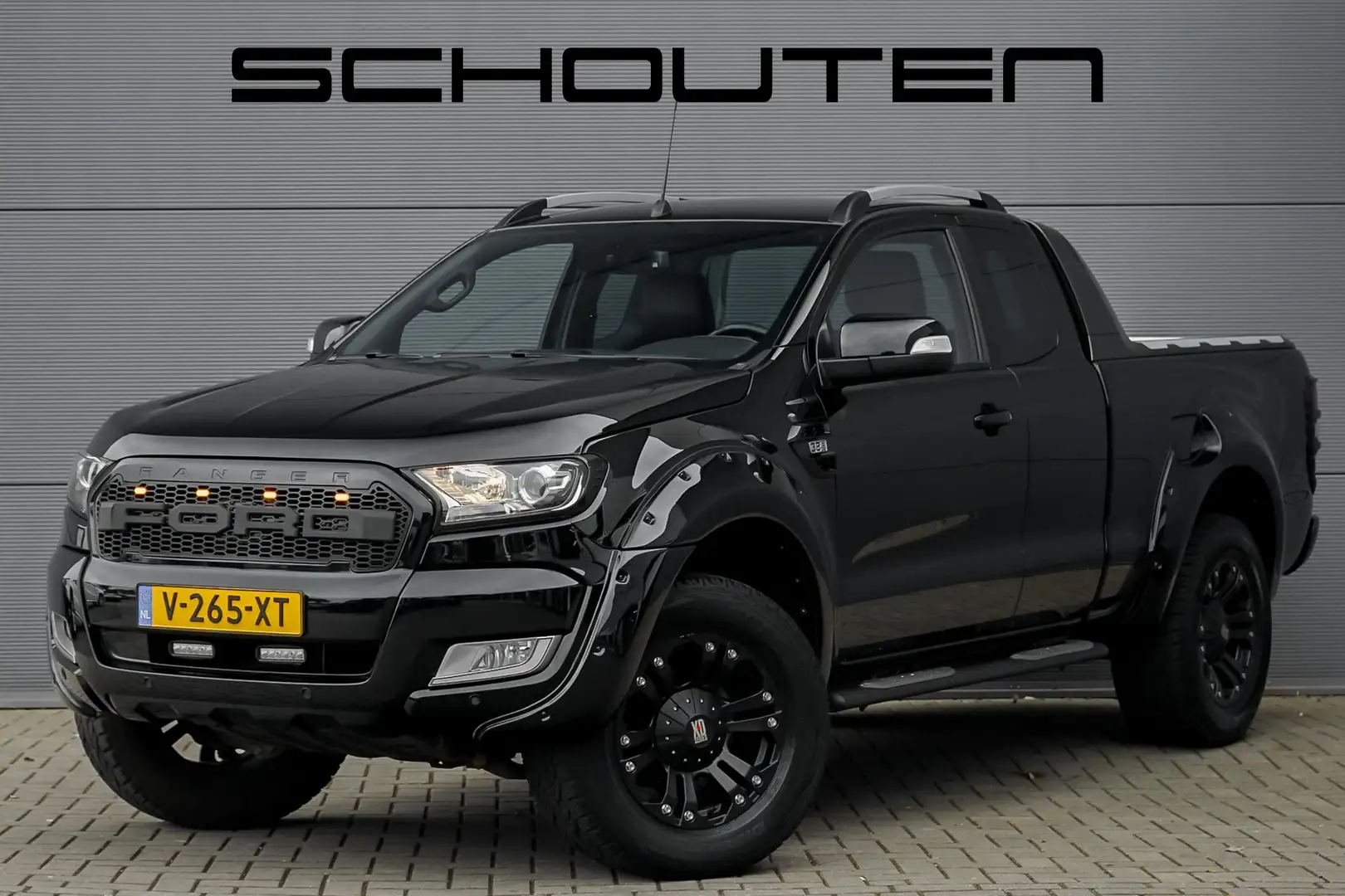 Ford Ranger 3.2 TDCi Wildtrak Supercab Raptor Uitlaat Marge 1e Zwart - 1