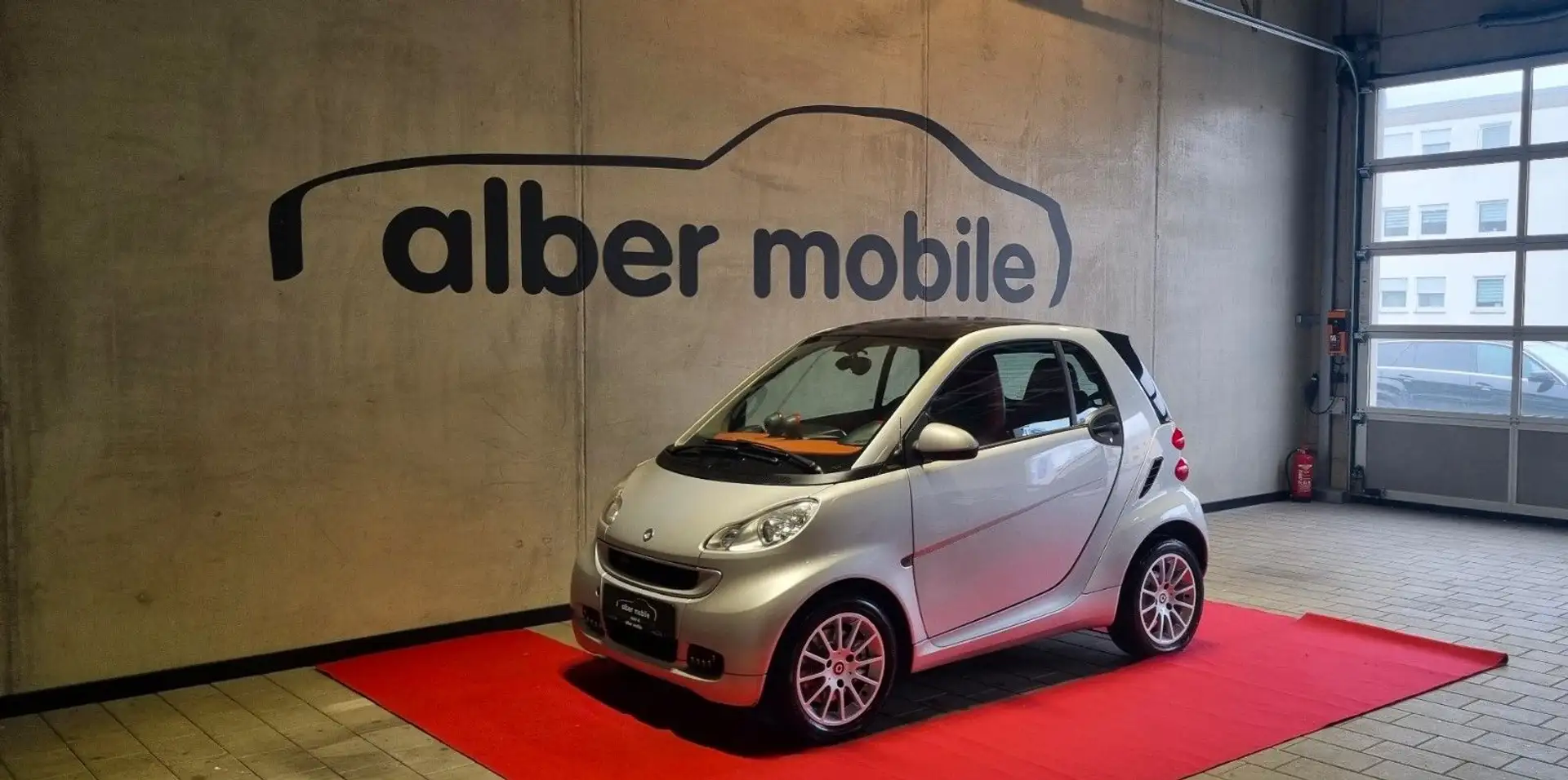 smart forTwo coupe 62kW Pano LED Brabus Sportausp. Argento - 1