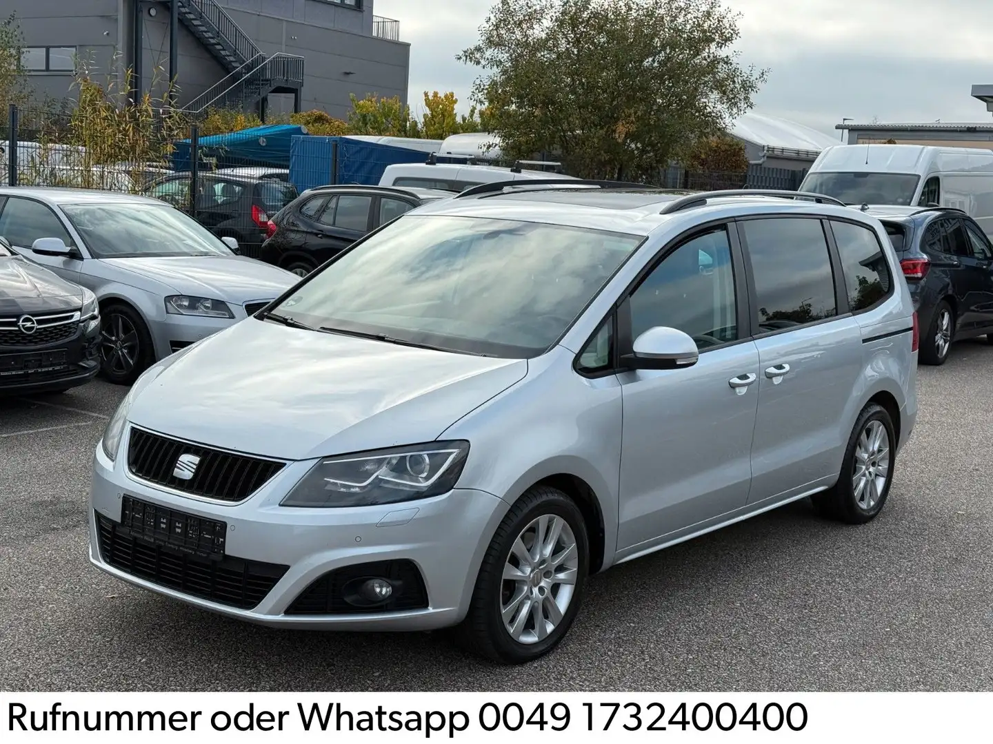 SEAT Alhambra 2,0 TDI DSG*LEDER*KAMERA*PANORAM*Bi-XEN Argintiu - 1