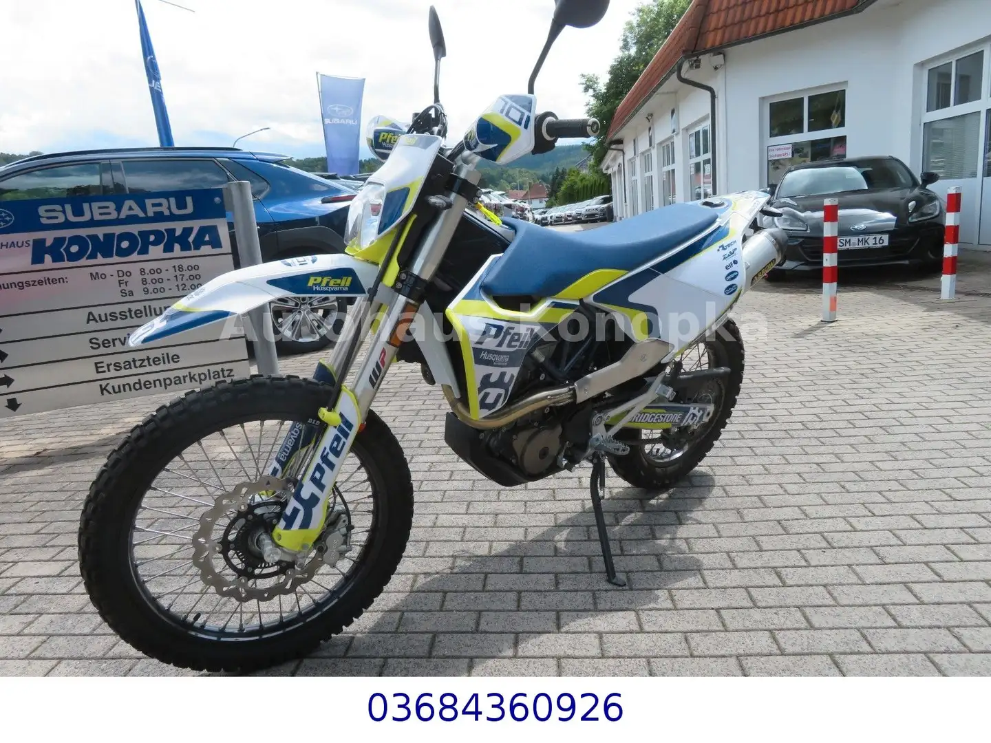 Husqvarna 701 Enduro Arrow Auspuff Finanz.möglich 4,99% Blanco - 1