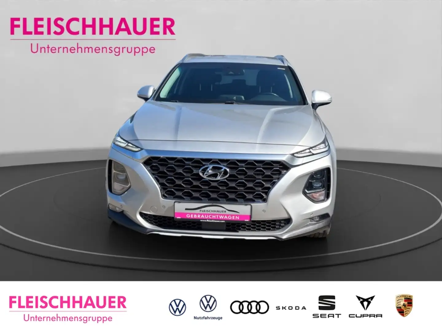 Hyundai SANTA FE Style 4WD 2.2 CRDI+AUTOMATIKSHZ+LEDER+AHK+NAVI+ Silber - 2