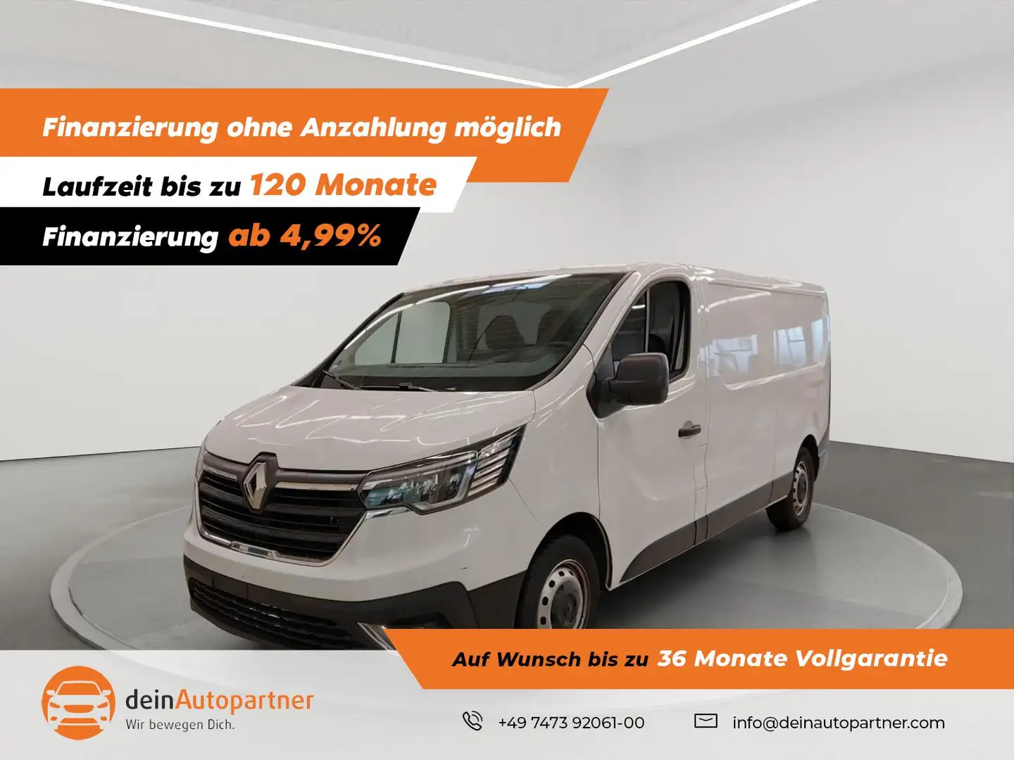 Renault Trafic Kasten L2H1 3,5t Komfort LED/DAB/TEMPOMAT Blanc - 1