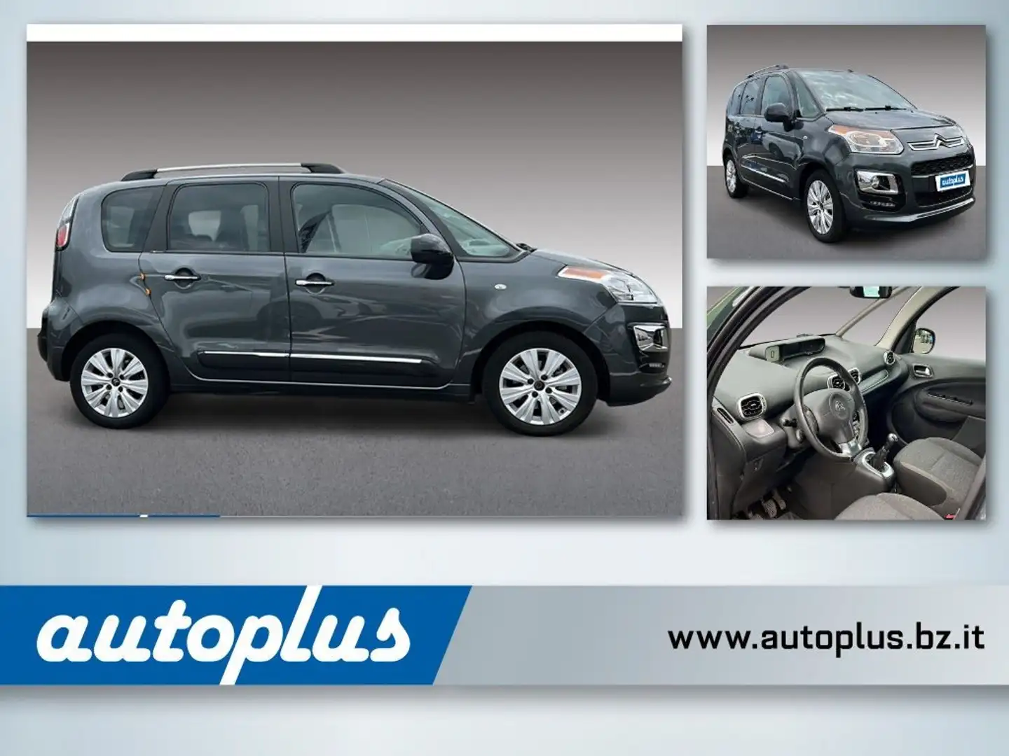 Citroen C3 Picasso PureTech 110 Exclusive Gris - 1