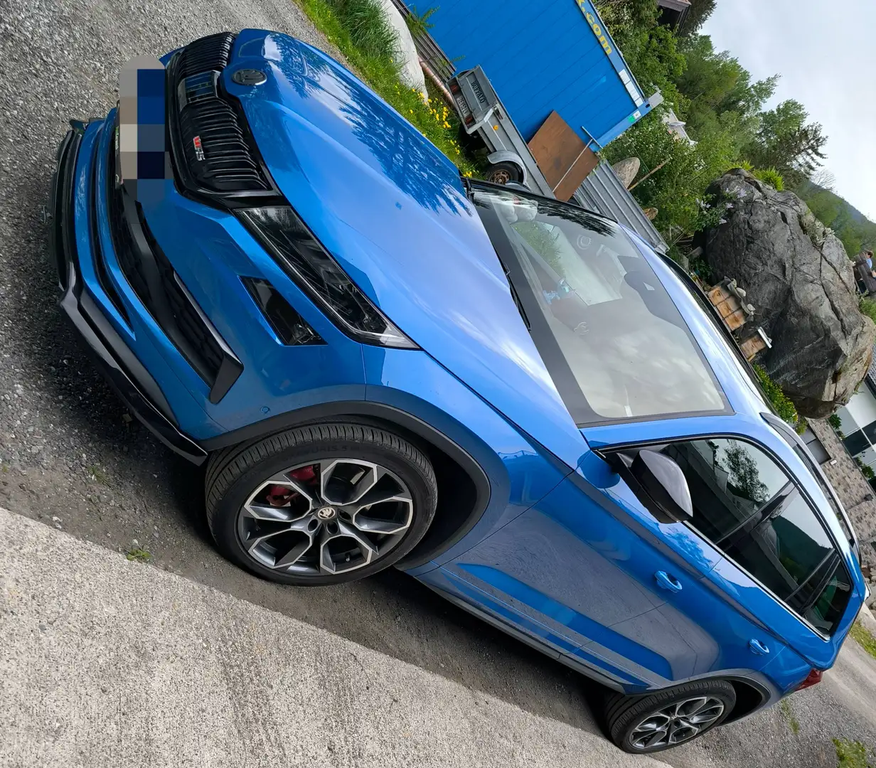 Skoda Kodiaq Kodiaq 2,0 TDI SCR 4x4 RS DSG RS Blau - 2