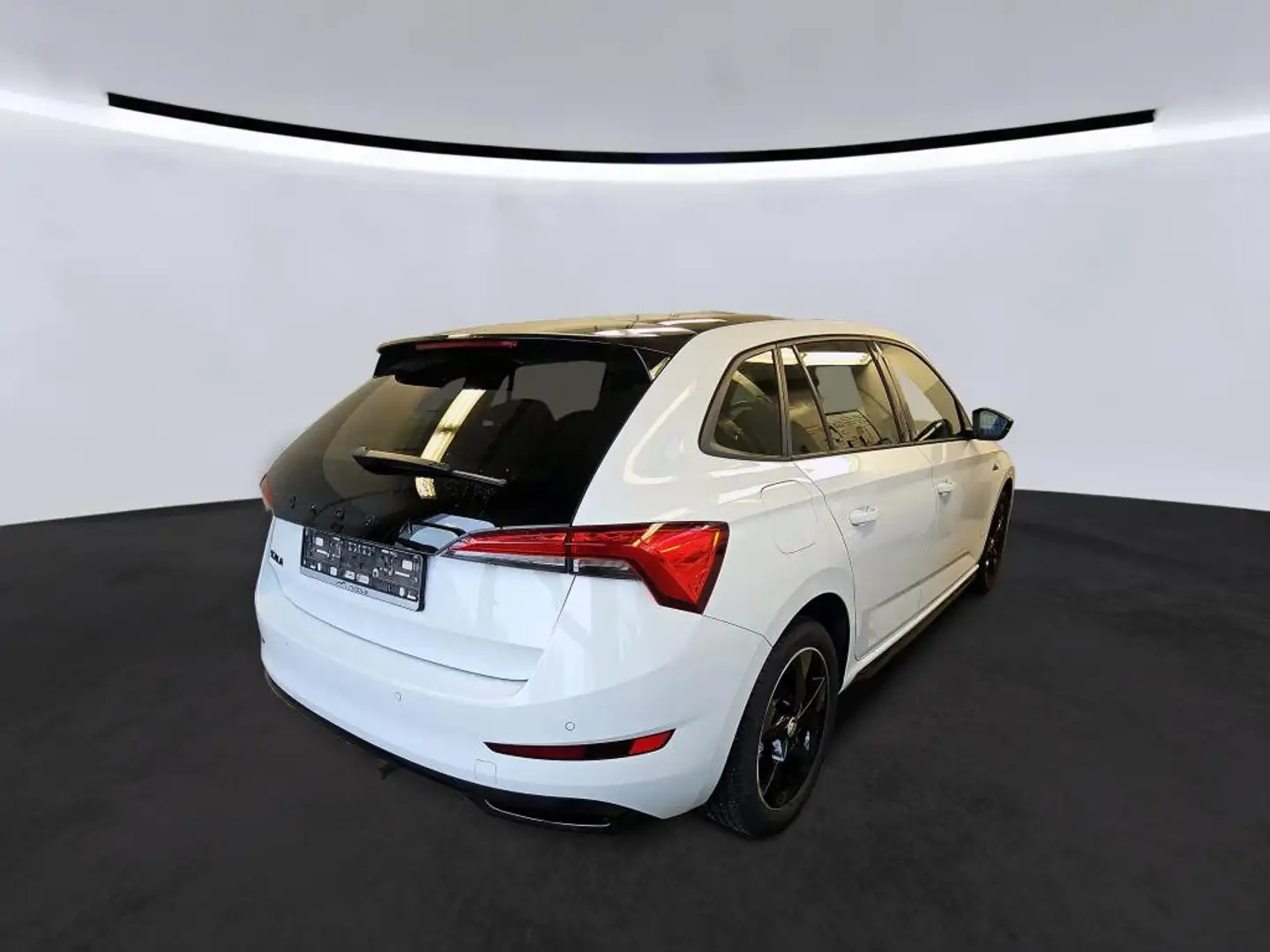 Skoda Scala 1.0 TSI Monte Carlo NAVI ACC LED PANO Blanc - 2