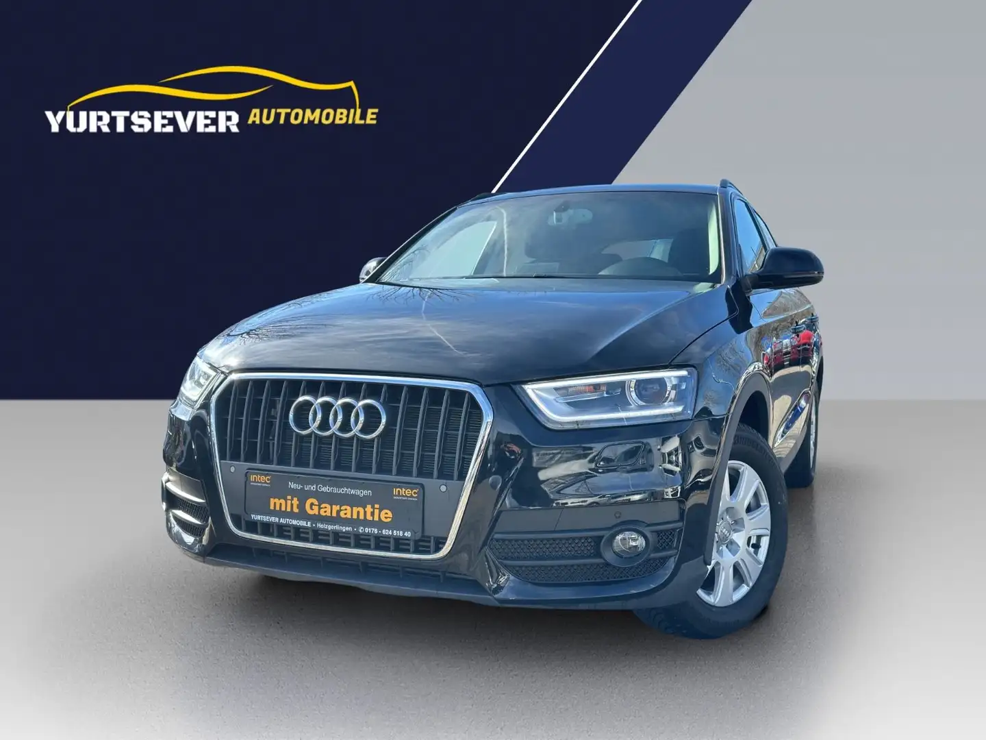 Audi Q3 2.0 TDI quattro*AHK*LED*NAVI*SITZHE*TEMPO*PDC Schwarz - 1