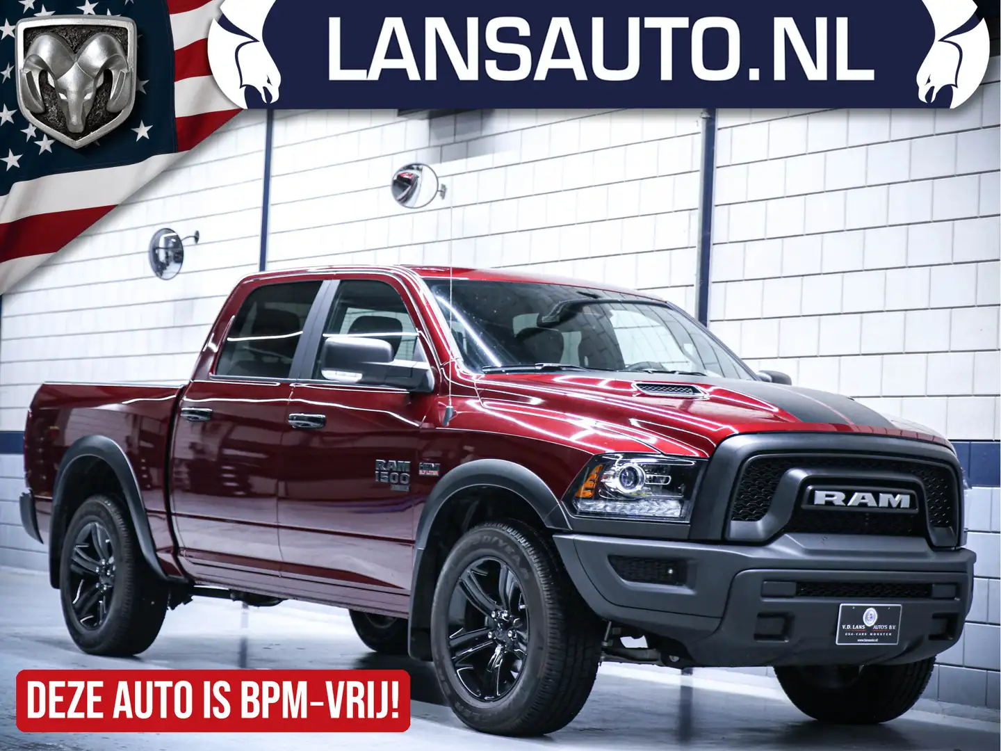 Dodge RAM 1500 Warlock 5.7L V8 | Rijklaar Rood - 1