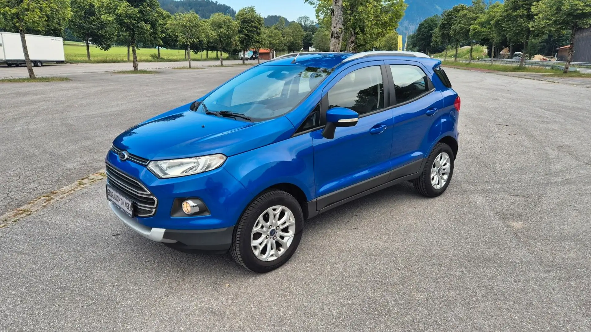 Ford EcoSport Titanium Bleu - 1