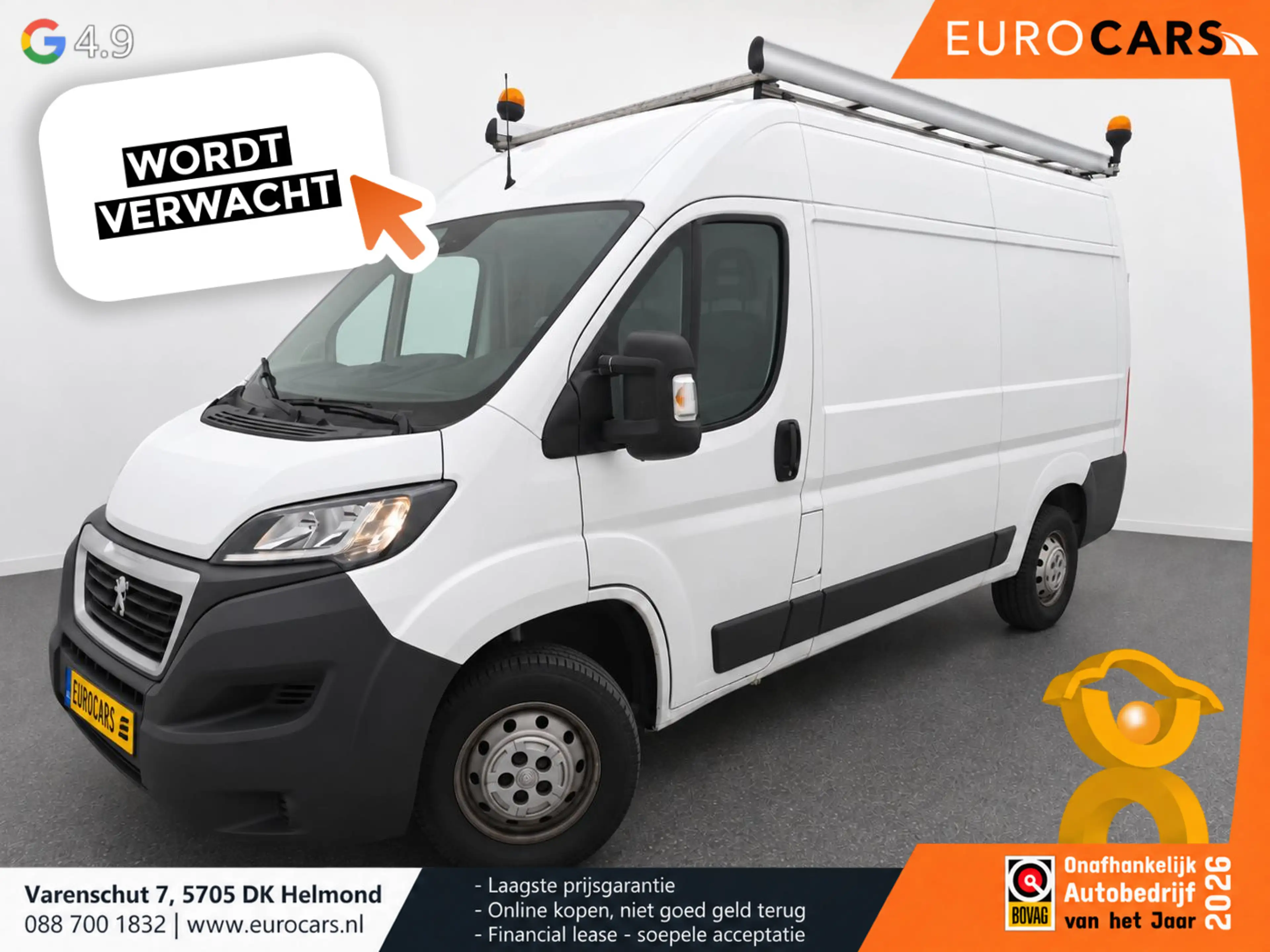Peugeot Boxer 2.2 BlueHDi 165PK Premium L2H2 Trekhaak Navigatie