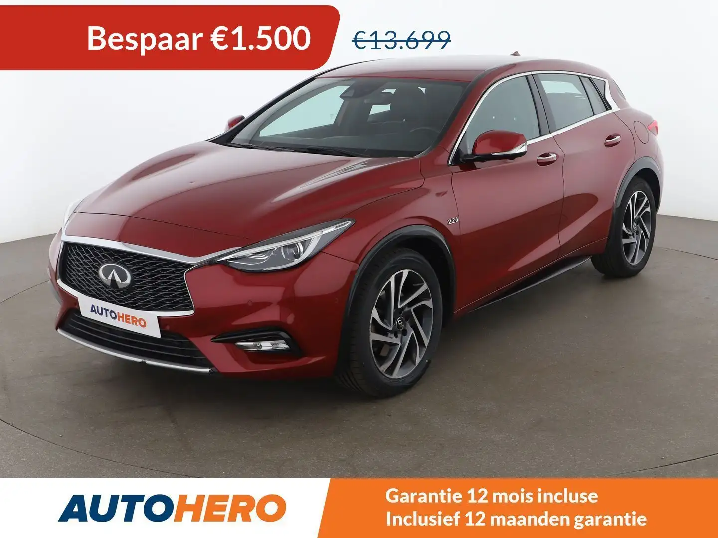 Infiniti Q30 2.2 Diesel Premium City Black Červená - 1