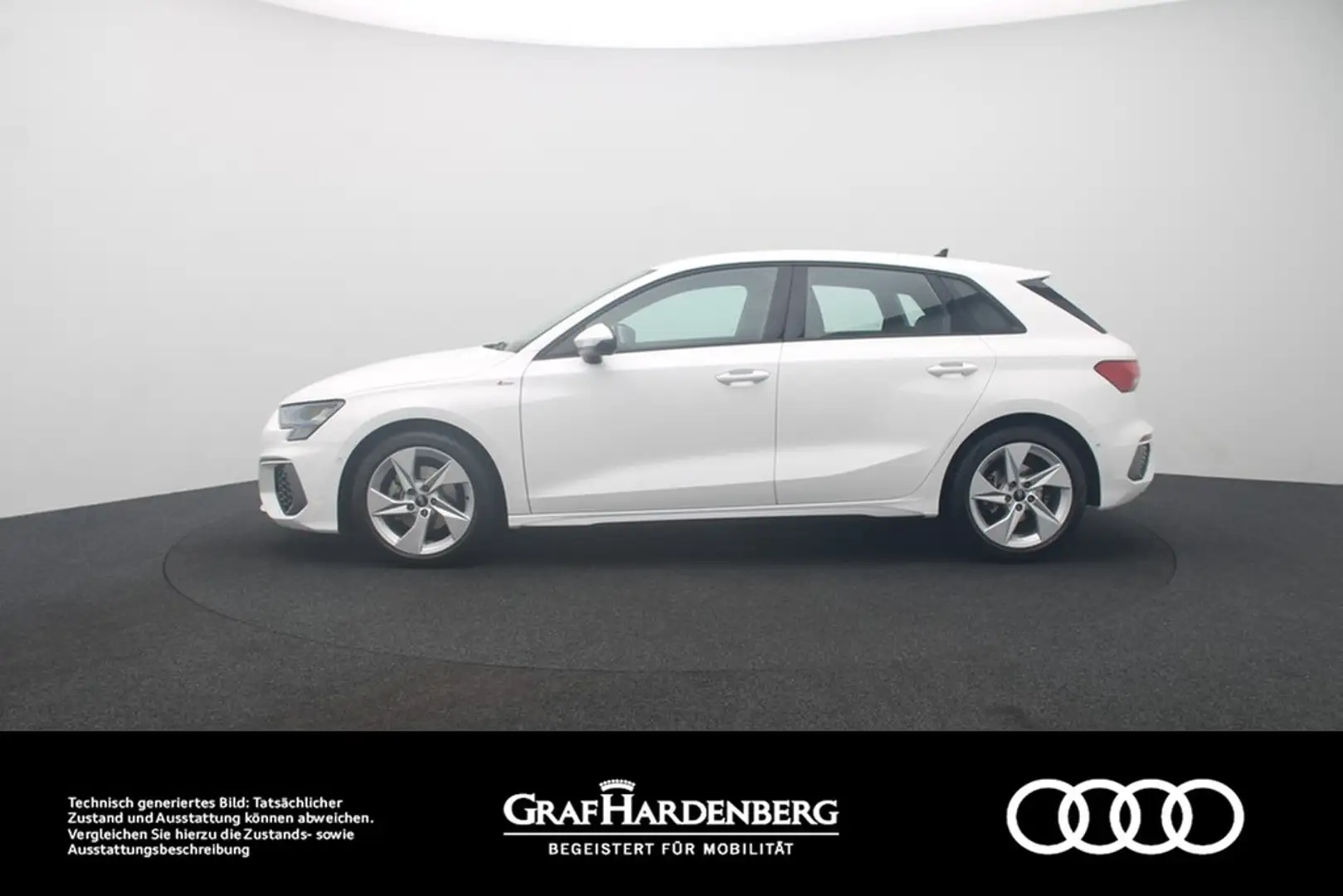 Audi A3 Sportback 35 TFSI S line Navi B&O Weiß - 2