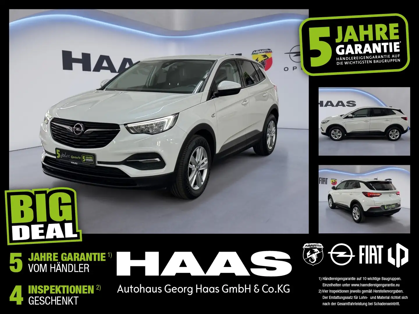 Opel Grandland 1.2 Turbo Sitz- und Lenkradheizung Blanc - 1