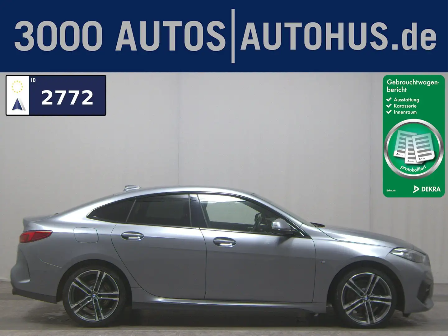 BMW 218 Gran Coupé M-Sport Navi LED HiFi LC-Pro RFK Grau - 1