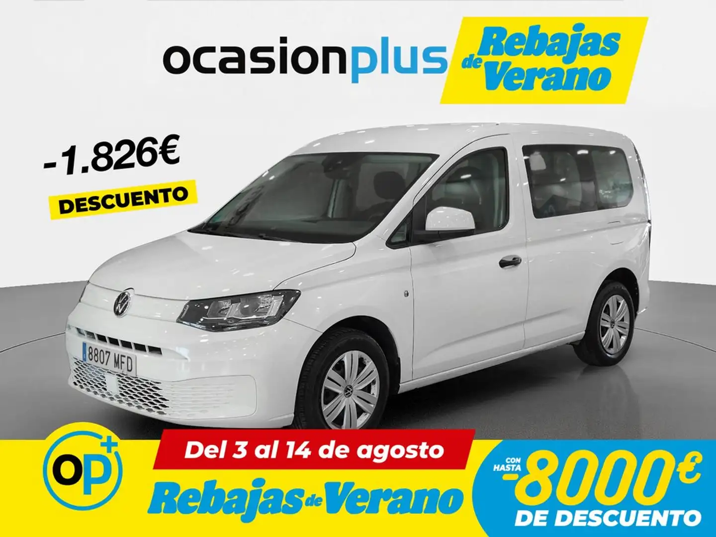 Volkswagen Caddy 2.0TDI Kombi 75kW Blanco - 1