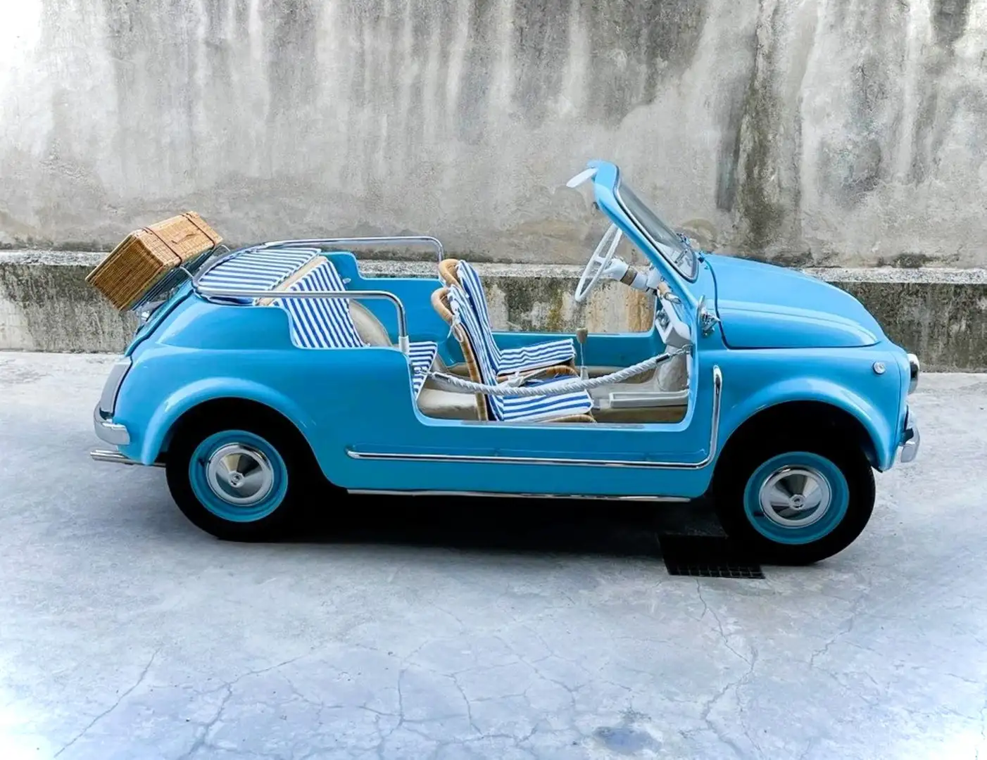 Fiat 500 spiaggina Blu/Azzurro - 1