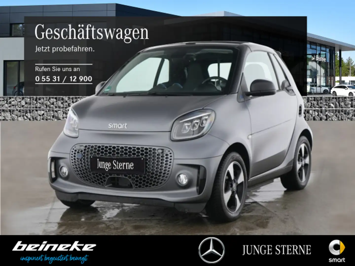 smart forTwo smart EQ fortwo cabrio Exclusive LED RFK SH 22KW Grau - 1