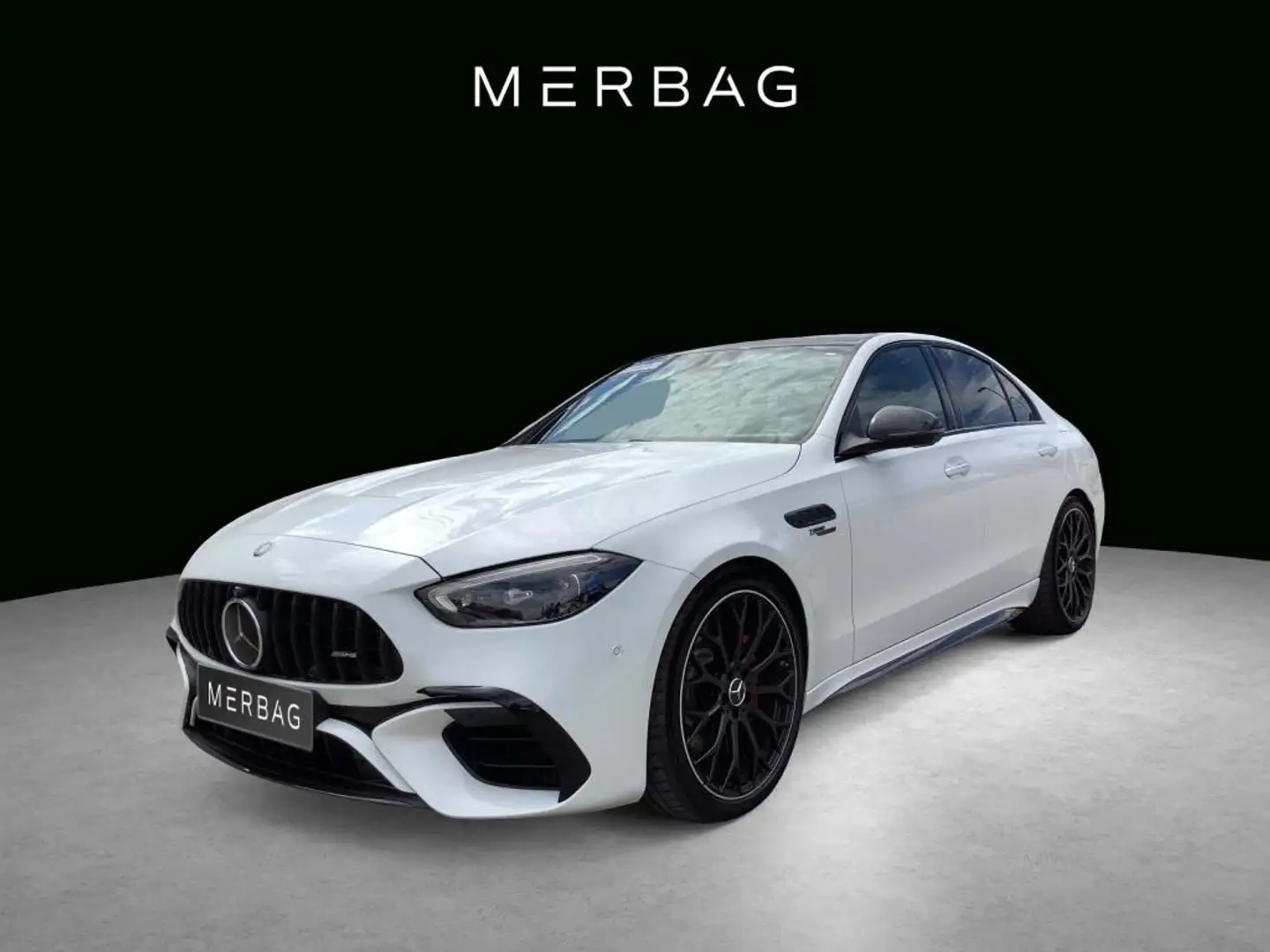 Mercedes-Benz C 63 AMG AMG C 63 S E PERFORMANCE Pano HUD LM Sport ACC Weiß - 1
