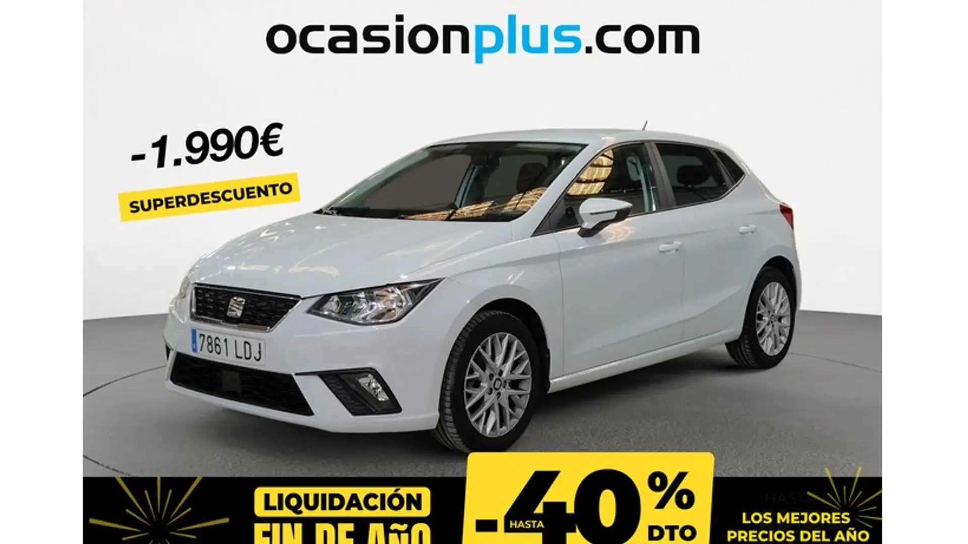 SEAT Ibiza 1.0 MPI S&S Style 80 Blanc - 1