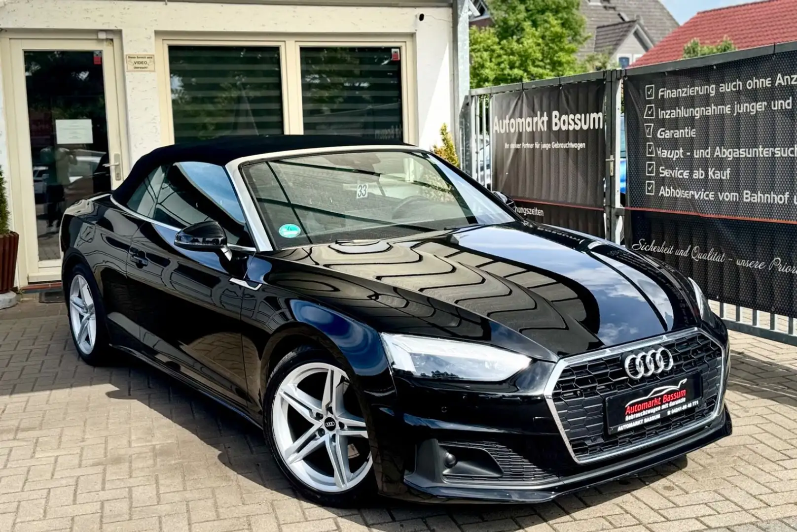 Audi A5 Cabriolet 35 TFSI Matrix | RKam | Leder | Zwart - 1