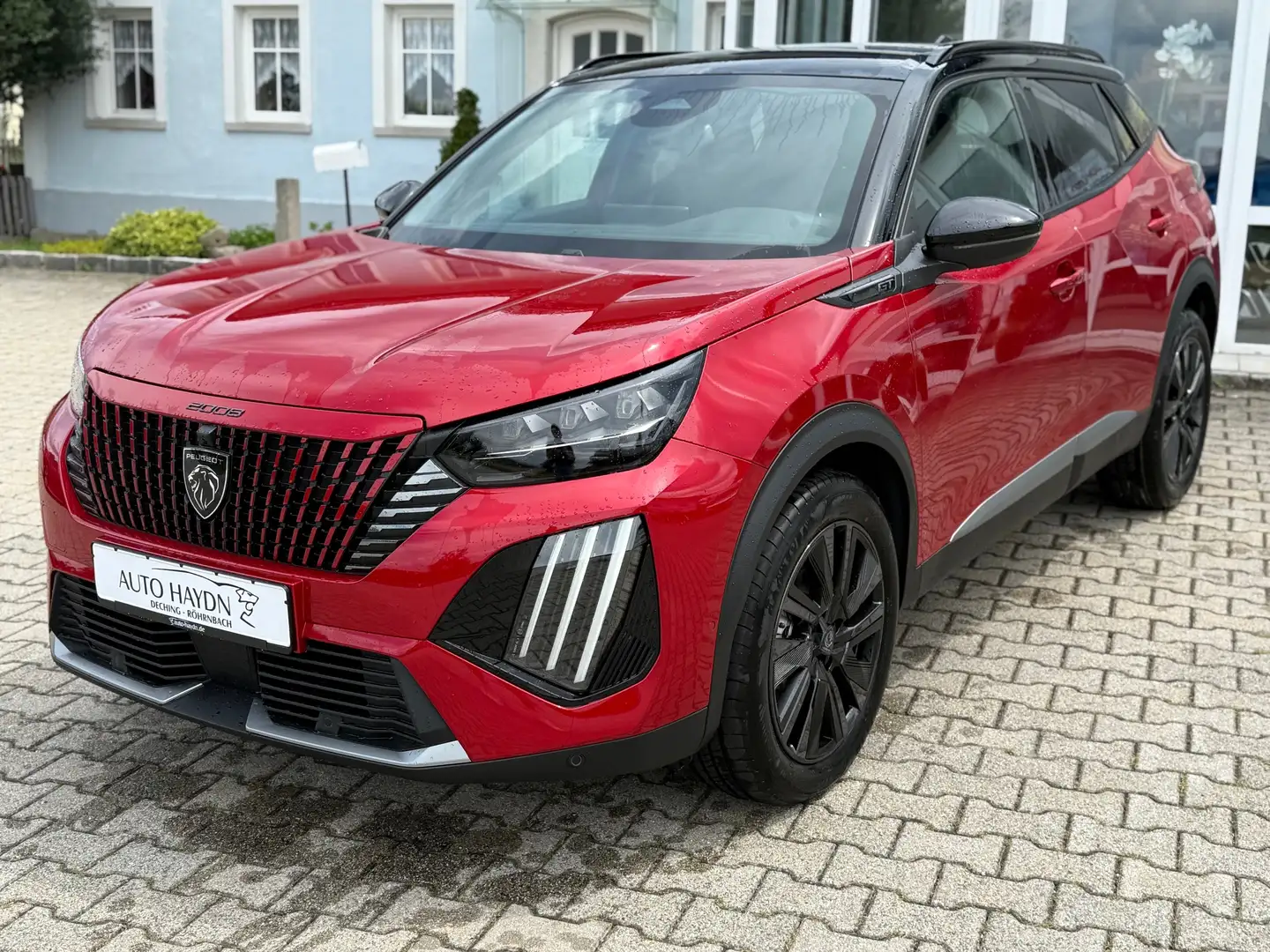 Peugeot 2008 Hybrid 145 GT, 360°,Sitzheizung, AHK, LED,ACC Rood - 2