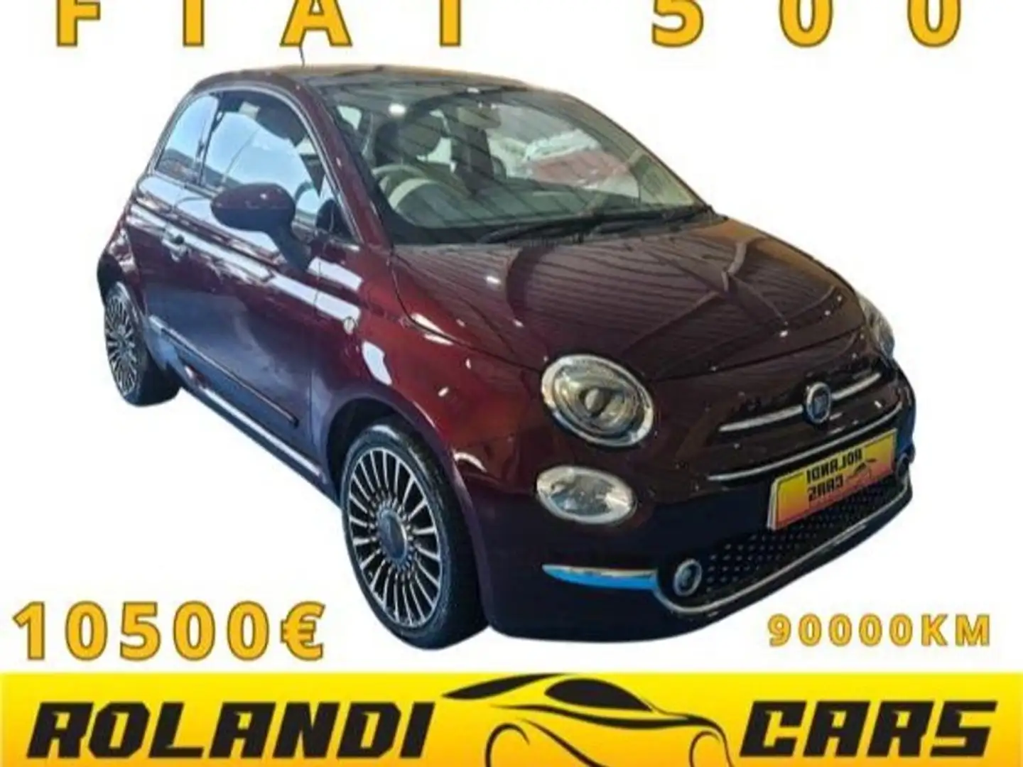 Fiat 500 1.2 Lounge Gris - 1