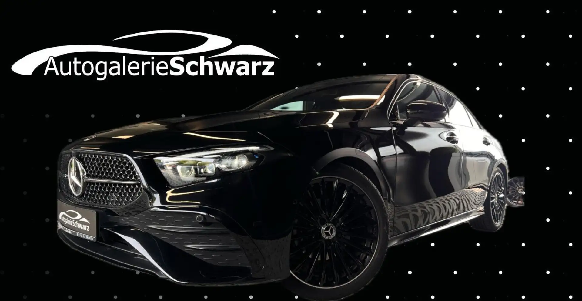 Mercedes-Benz A 200 Limo 7G AMG-PREM+NIGHT BEAM AUG+KAM 19"KEY Černá - 1