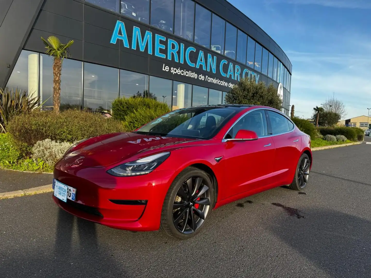 Tesla Model 3 Performance PUP Upgrade Dual Motor AWD Rouge - 1